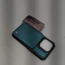 Vinich for iPhone 16 Pro Wallet Case with Card Holder, RFID Blocking Credit Slots Kickstand Shockproof Phone Cover Fit for iPhone 16 Pro 6.3" Bluish Green