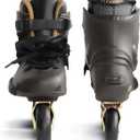 Inline Skates for Men Urban - Freeride Slalom City Street Skating, Hard Boot ABEC-9 Bearing Ankle Support, Bonus Insoles Laces, US 8.5-9