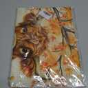 Fall Cow Garden Flag Cow and Pumpkins Seasonal Aumtumn Welcome Flags for Farmhouse Yard Lawn Decor Vertical Double Sided 12.5 x 18 Inch