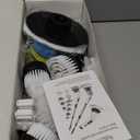 Electric Spin Scrubber, PX7 Waterproof for Floor Tub Tile Car, O-White.