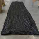 Covers & All Waterproof Tarp, 18 Oz PVC Polyester Tarp Heavy Duty Waterproof, 65" x 48', Black