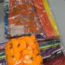 80 Pcs Dia De Los Muertos Altar Ofrenda Decoration Mexican Table Runner Banner Marigold Flower for Ofrenda Altar Day of Dead Cinco de Mayo Decoration(Orange Yellow)