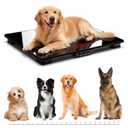 Dog Scale, 220lb Max / 0.01lb Accuracy Pet Scale, 25.6" x 17.7" Wide Platform Dog Scales for Large Breed, Built-in Smart Hold & Tare Function, 3 AAA Batteries Included