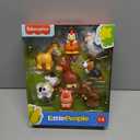 Fisher-Price Little People Toddler Toys Farm Animal Friends 8-Piece Figure Set for Pretend Play Ages 1+ Years