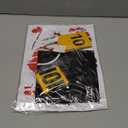 TICIAGA 29pcs Crime Scene Decors Kits, Body Silhouette Crime Scene Tape Evidence Markers and Bloody Sticker and Photo-Booth Props with Height Chart Backdrop Poster, Home for Crime Scene Party Decors (A-34 Piece)