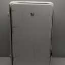 Hanke 28 Inch Luggage with Cup Holder and Charge,Top Opening Hard Shell Suitcases with Wheels and Dividers,Aluminum Frame Trunk Luggage Extra Large Suitcase with Lock for Travel,Smoke White