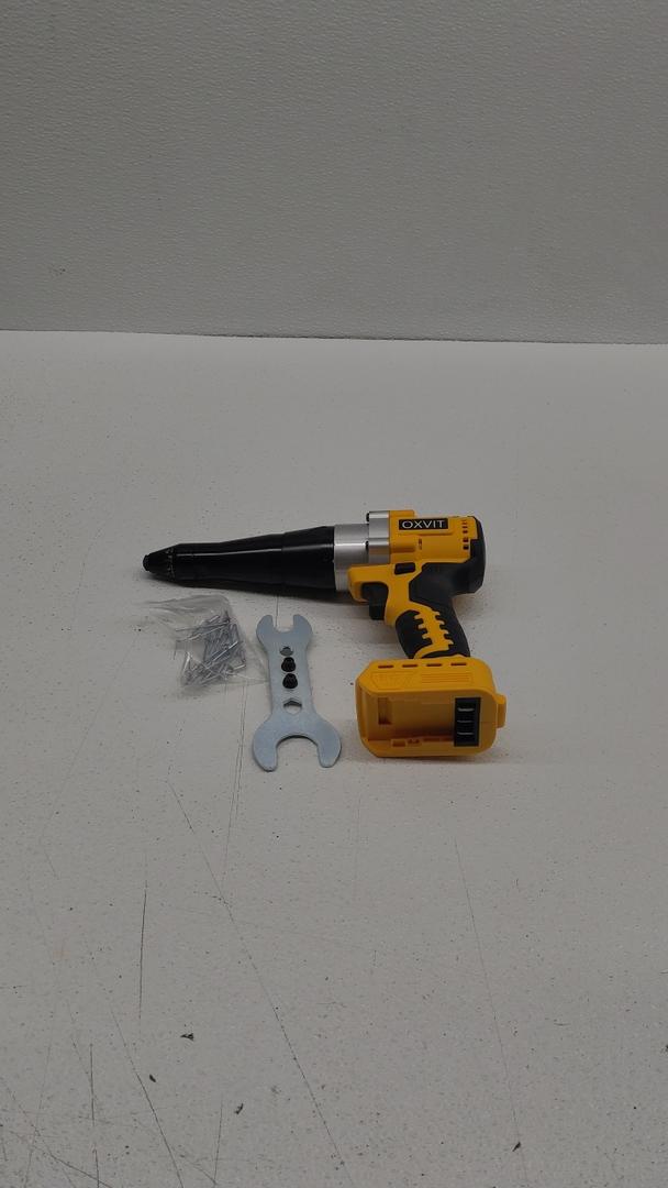 Cordless Rivet Gun Compatible with Dewalt 20V Battery, Electric Rivet Gun Kit, Brushless Blind Riveter Tool Kit for 1/8", 5/32", 3/16" Rivets (Tool Only, No Battery)