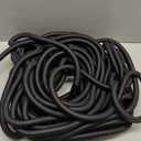 Garden Hose 100FT Non-Expanding, Lightweight Hose With 10-Function Nozzle, Leak-Proof No-Knot, Easy to Carry, Wear-Resistant, Sturdy 3/4GHT Flexible Water Hose for Outdoor (Black with Nozzle)