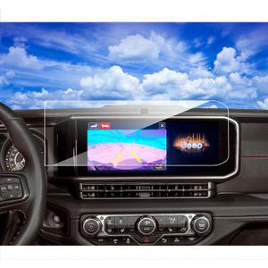2025 2026 Jeep Wrangler Gladiator Screen Protector for 2024 2025 2026 Jeep Wrangler JL Gladiator 4xe Sport Rubicon Sahara Willys Sport S 12.3Inch 2024 Wrangler Gladiator Accessories Tempered Glass 12.3''
