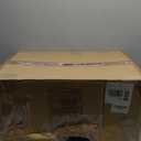 EHAMILY 8.4 Gal Folding Storage Box with Wheel and Door, Clear Plastic Large Foldable Cabinet, Stackable Storage Bins with 1 Lid Set 3 Tier, White Collapsible Bin