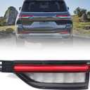 Huray Right Inner Tail Light Fit for Jeep Grand Cherokee 4-Door 2022-2025 RH LED Taillight Rear Brake Lamp Assembly OE Style Accessory Replacement for CH2803122 68377974AD (Passenger Side)