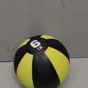 Amazon Basics Weighted Medicine Ball, 6 Pounds, Yellow/ Black