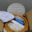 Balloon Arch Stand Kit 8.2ft and 5ft, Heavy Duty Base with Water Filling Bag, Bendable Half Arch Balloon Gold Frame - Suitable for Birthdays, Holiday Decorations and Other Indoor and Outdoor Parties