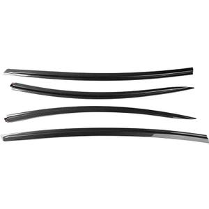 Compatible for Tesla Model 3 Y Vent Deflector Ventshade Ventvisor Side Window Deflector Rain Guards Window Visors Rain Guard Car Accessory(Imitation CF for 3)