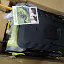SnapFresh 40V 17 Brushless Lawn Mower 2 x 5.0Ah Batteries Electric Cordless Push Mower with Fast Charger, 6-Level Height Adjustment, 45L Grass Bag, Lightweight Battery Powered Mower
