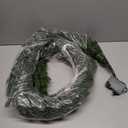 HOHOTIME 9ft Christmas Norfolk Garland with Lights, Artificial Prelit Green Pine Garland for Mantle Xmas Decor, Christmas Decorations for Stairs Railing Fireplace Window Indoor Outdoor