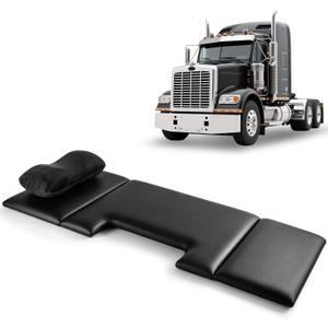 Semi Truck Mattress, Foldable Day Cab Bed with Pillow for Truck Drivers