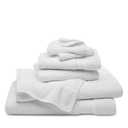 6 Pieces Bath Sheet Set, White