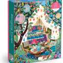 Galison Blooming Escape  1000 Piece Jigsaw Puzzle Featuring Beautiful Artwork of A Luxurious Camp Scene