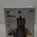 Juicer Machines with 5.8" Extra Large Feed Chute, Cold Press Juicer For Whole Vegetables and Fruits, 400W Professional Slow Masticating juicer Easy to Clean for Batch Juicing Mothers Day Gifts for Mom (Titanium Gray)