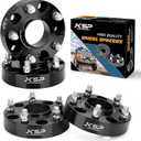 KSP 5X5.5 Wheel Spacers for Ram 1500, 1.5(38mm) 5x139.7mm to 5x139.7mm Hub Centric & 5 Lug Forged Wheel Spacers, Hub Bore 77.8mm Thread Pitch M14X1.5 for 2012-18 Dodge Ram 1500, Package of 4Pcs Black