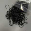 120Pcs Small S Hook 1 Inch, Ornament Storage S Shaped Hooks Bulk for Hanging Jewelry Chain Small Kitchenware Potted Plants, Black
