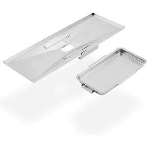SGP4333SB SGP4033N Drip Pan Grill Replacement Parts for Stok Grease Tray SGP4032N SGP4130N SGP4331 SGP4330SB SGP4330 Master Forge MFA350BNP MFA350CNP Adjustable Drip Tray With Catch Pan Assembly