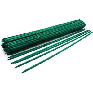 Wood Plant Stake 12" Floral Picks Sign Posting Garden Sticks 100 PCS Plant Stakes for Wedding Arrangements Tomato Stakes and Supports Potted Orchids Plant Support Stakes for Gardening