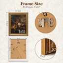 8x10 Picture Frame, Vintage Bronze Gold Picture Frame for Tabletop & Wall Mount, Antique Photo Frame 8 x 10 for Living Room, Bedroom, Office or Gallery Wall, Retro Home Decor Gift - 2 Pack