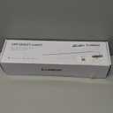 Combuh Modern Bathroom Light Fixtures Above Mirror Small Vanity Lighting Bar 16Inch, 5 Color Adjustable Black Simple Slim Led Wall Sconce IP44 Rustproof Bright 10W 880LM for Bath Restroom Makeup