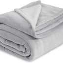 Bedsure GentleSoft Fleece Blankets King Size Light Grey - Bed Blanket Soft Lightweight Plush Cozy Fuzzy Luxury Microfiber, 108x90 inches