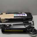 Kick Scooter for 3+Years Old Boys & Girls Lightweight, Foldable, Aluminum Frame, and Adjustable Handlebars, Rear Brake, and Flashing Light up Wheels Black