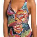 La Blanca Women's Over The Shoulder One Piece Swimsuit (14)