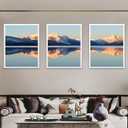 kennethan Picture Frame, Wall Gallery Poster Frames, Horizontal or Vertical Wall Mounting (White, 18x24-3 Pack)
