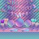 Roshtia 172 Pcs Mermaid Birthday Party Supplies (Serve 24) Disposable Mermaid Tableware Set for Girl Birthday Baby Shower Party with Plates, Cups, Napkins, Tablecloth, Backdrop, Banner