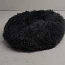 Kitty City Cat Beds - Washable 20/24 Inch, Anti-Anxiety Round Faux Fur, Thick Bottom (Dark Grey, Medium) for Indoor Cats & Small Dogs