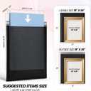 Fuxury Bubble Mailers 19x24" 15 Pack Black Large Padded Envelopes, 19x24" 15PC