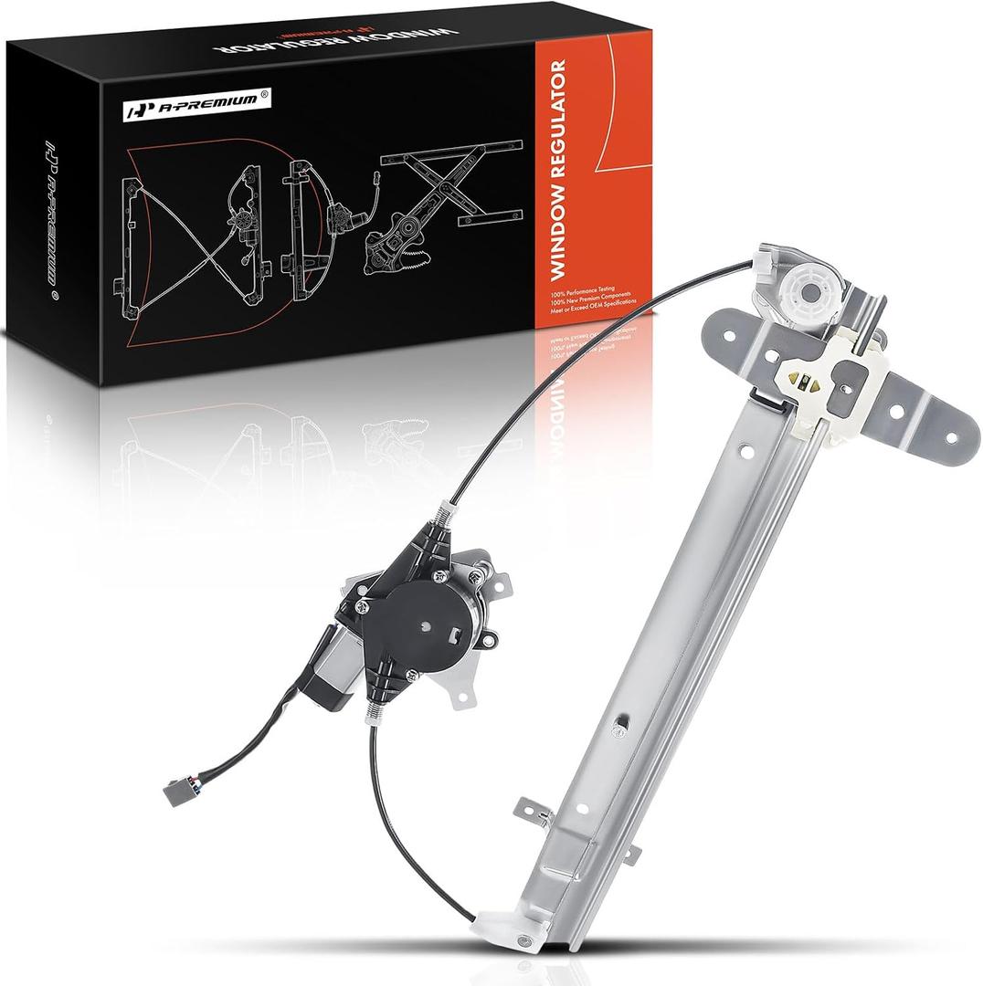 A-Premium Power Window Regulator with Motor Compatible with Lincoln Town Car 1998-2011 Rear Left Driver Side