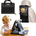 CozyCase - The Ultimate 3-in-1 Kids Convertible Travel Tablet Bag - Perfect Accessory for Car & Home - Black