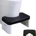 Toilet Stool, Plastic Portable Non-Slip Squat Stool, Adult Poop Stool, Bathroom Footstool for Easy Storage, Toilet Assistance
