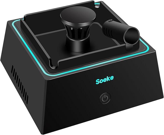 Soeke Smokeless Ashtray for Cigarette Smoke Removing Ashtray Indoor USB Rechargeable