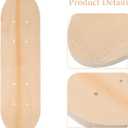 Beginner Kid Skateboard Hand-Painted Skateboard Painting Unfinished Decks for DIY 7 Ply Skate Deck DIY Longboard Wooden Graffiti Child