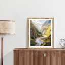 iRahmen 20x28 Poster Frame Plexiglass, Wood Brown Rustic Picture Frames for Wall Mounting Display 16x24 Picture with Mat or 20 x 28 Without Mat