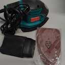 HYCHIKA Detail Sander, 14,000 OPM Compact Electric Sander Tool with 12 Pcs Sandpapers,Efficiency Dust Collection System,Suitable for Tight Spaces Sanding,Polishing,Removing Paint in Home Decoration