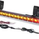 Xprite 25" LED Chase Light Bar, 1.0" Ultra-Thin Offroad Rear Chase Light w/Brake Turn Signal Running Lights for 1.75"-2" Roll Cage Compatible with UTV, Polaris RZR, Yamaha, Kawasaki, SUV, Truck- RYYR