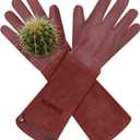 Long Gardening-Gloves Women/Men-Thorn proof Rose Pruning Heavy Duty Gauntlet, Best Garden Gifts for Gardener-M