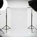 Kate Seamless Paper Backdrop for Photography Photo Backdrop Paper (53''x16.4' Arctic White)
