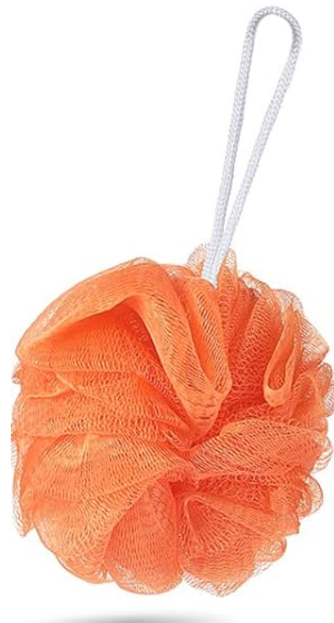 Bath Puff Orange 3 Pack
