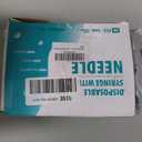 50 Pack Luer Lock 1ml 27Ga - 1 Inch Sample Measuring Syringe Lab Supplies, Individually Sealed Wrapped