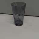 JGIRL Unbreakable Plastic Drinking Glasses, Set of 6, Shatterproof Drinking Cups, Plastic glass cup,16 oz plastic Tumbler Cups,Dishwasher Safe (Grey)